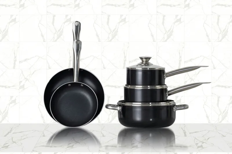 Stainless Steel Cookware Set (10-Piece)
